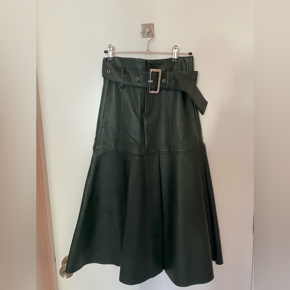 ASOS faux leather skirt